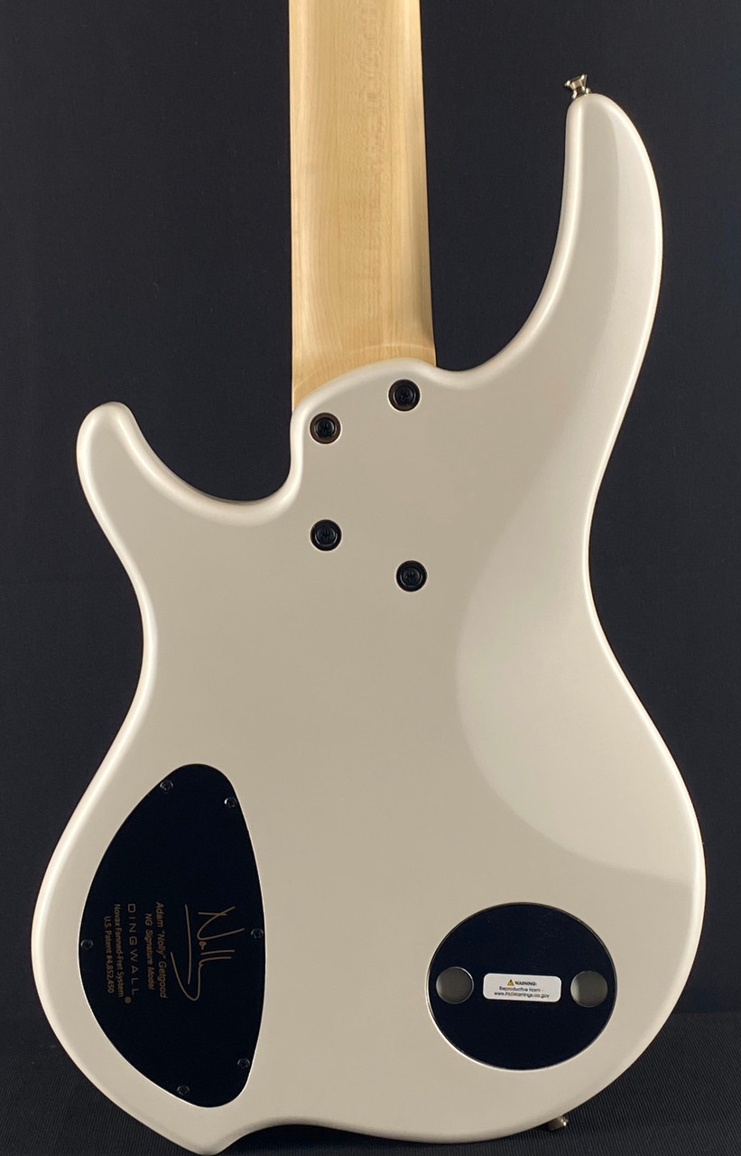 Dingwall NG3 Adam Nolly Getgood Signature 5-String in Ducati White with Maple Fretboard