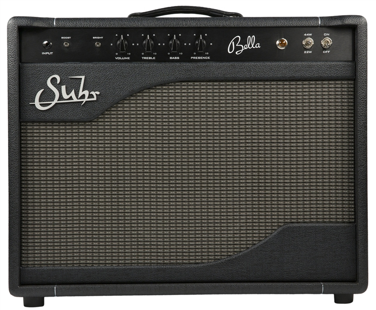 Suhr Bella Hand-Wired Tube Combo in Black with Tolex Front