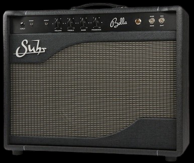 Suhr Bella Hand-Wired Tube Combo in Black with Tolex Front