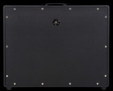 Suhr 2x12 Deep Speaker Cabinet in Black with Gold Grille and Celestion Vintage 30 Speakers