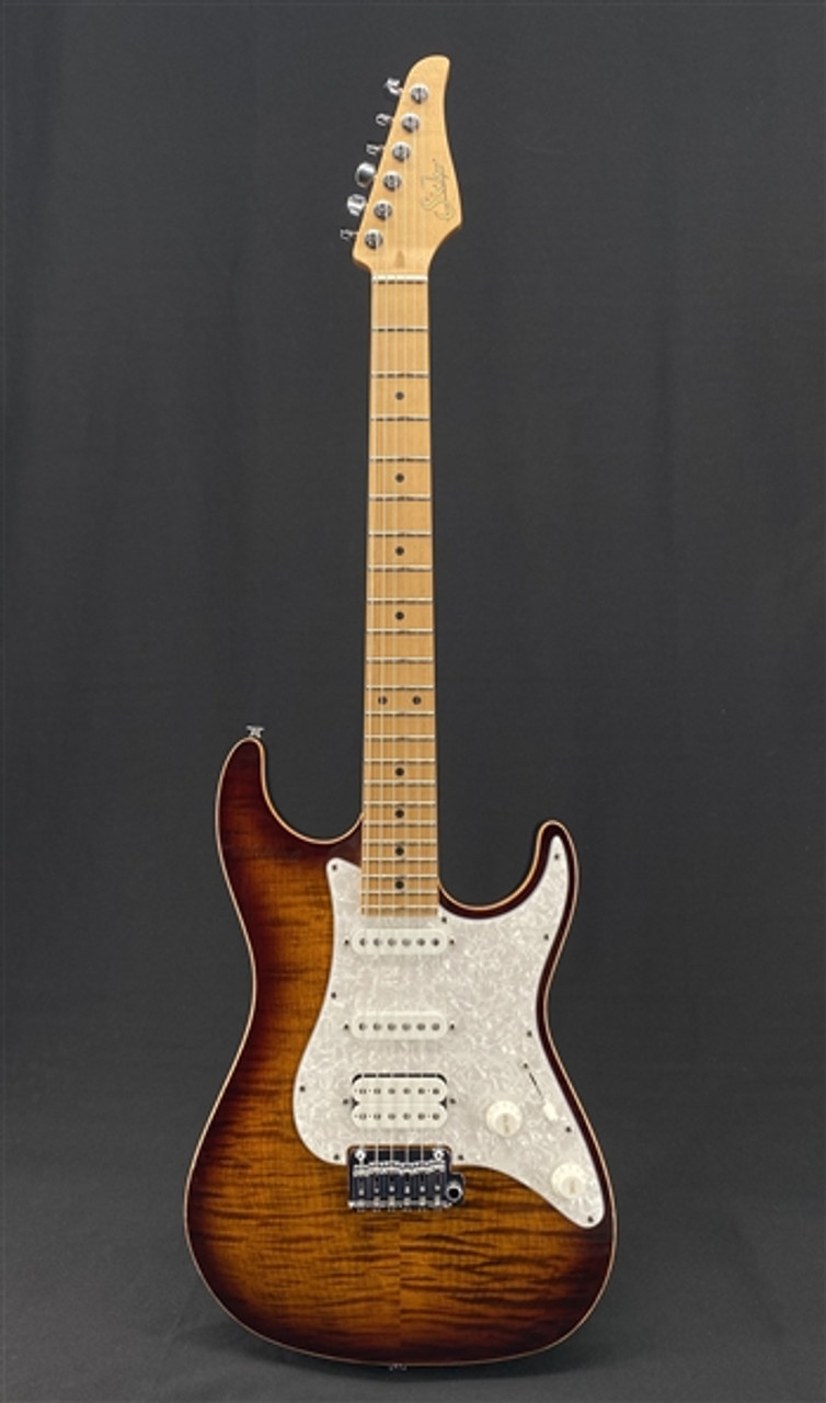 Suhr Standard Plus HSS in Bengal Burst with Maple Fingerboard