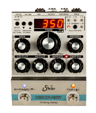 Suhr Discovery アナログディレイ ギターエフェクター The Guitar Sanctuary | Suhr Guitars | DISCOVERY | Analog Delay Pedal
