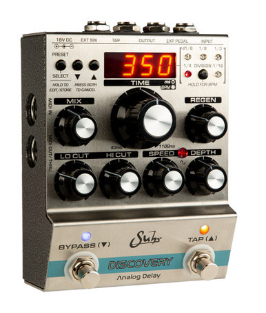 Suhr Discovery アナログディレイ ギターエフェクター Suhr Dark Discovery Analog Delay Pedal | Sweetwater