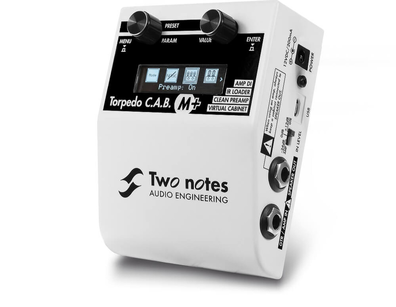 Two-Notes Torpedo C.A.B. M+ Pedalboard Amp and Cabinet Simulator