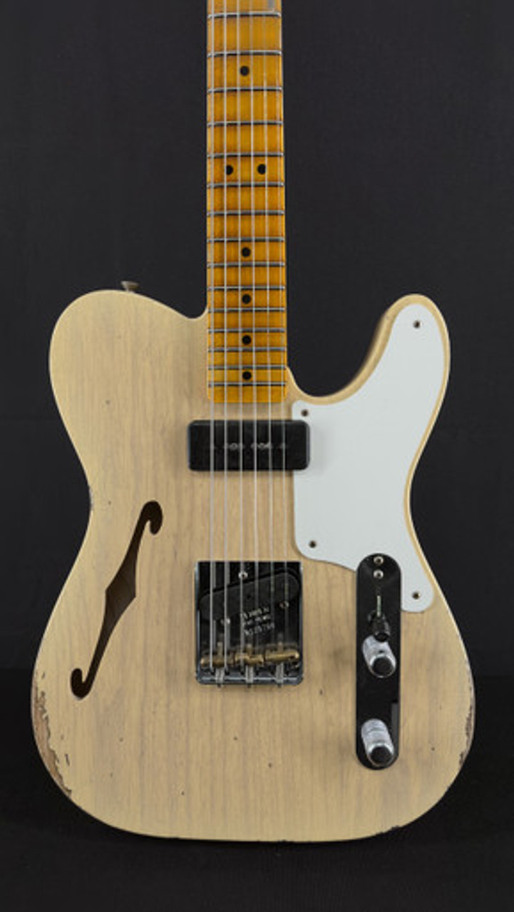 Fender Custom Shop Limited Edition P90 Telecaster Thinline in Natural Blonde