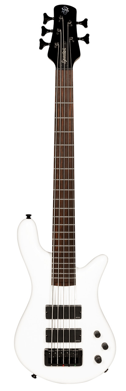 Spector Bantam 5 String Bass in Solid White Gloss