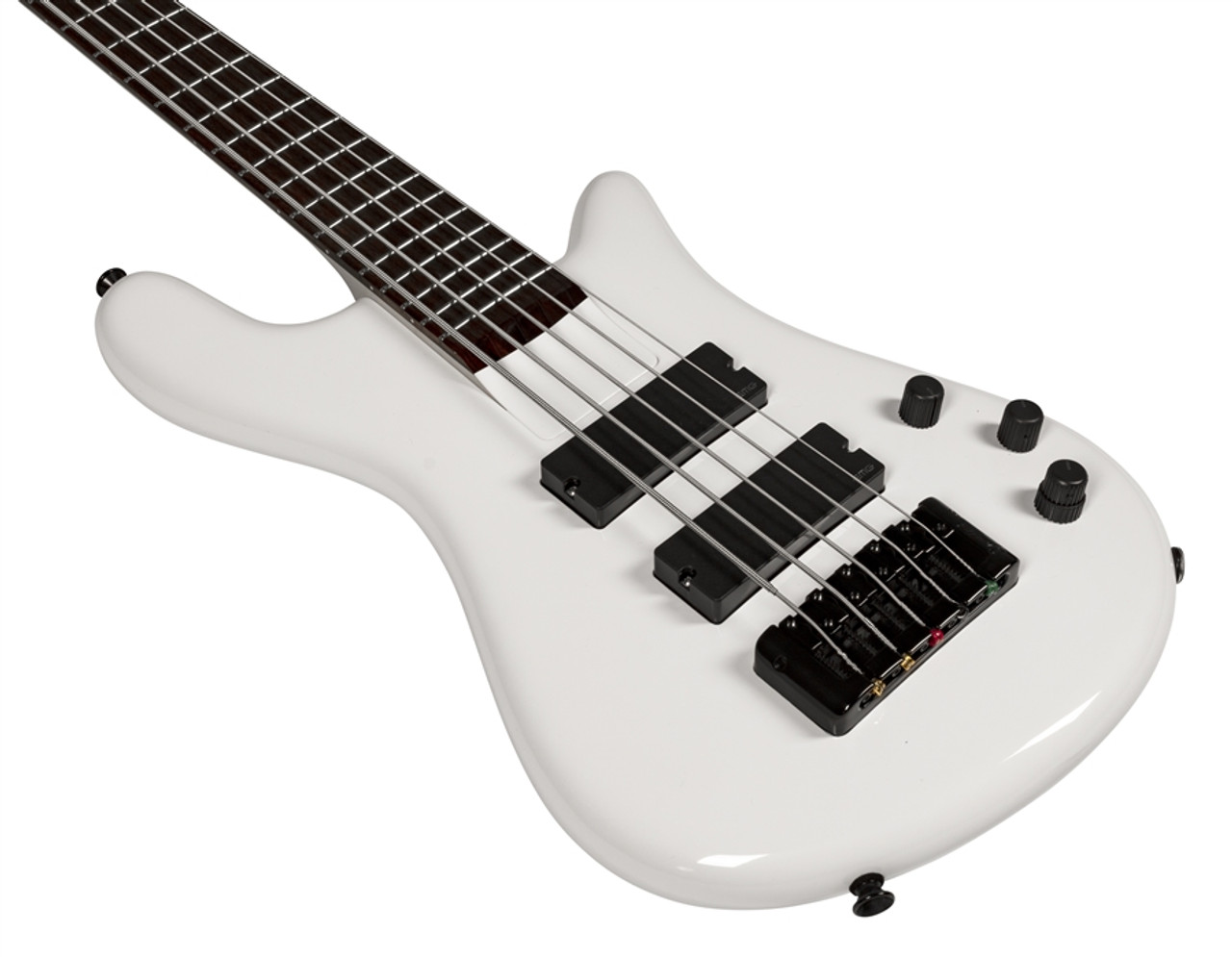Spector Bantam 5 String Bass in Solid White Gloss
