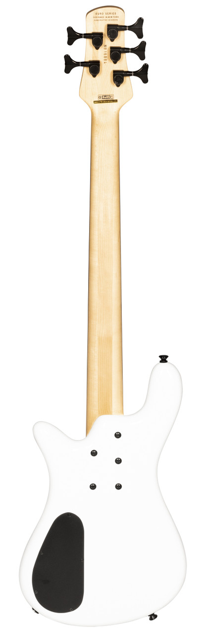 Spector Bantam 5 String Bass in Solid White Gloss
