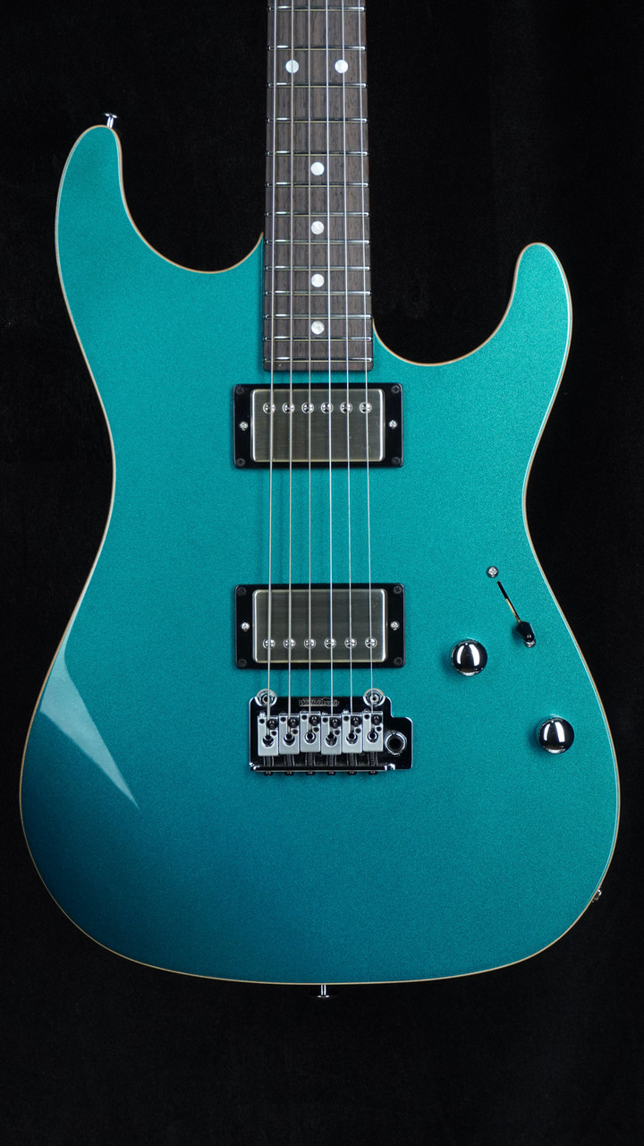 Suhr Pete Thorn Signature Standard HH in Ocean Turquoise Metallic Front Close