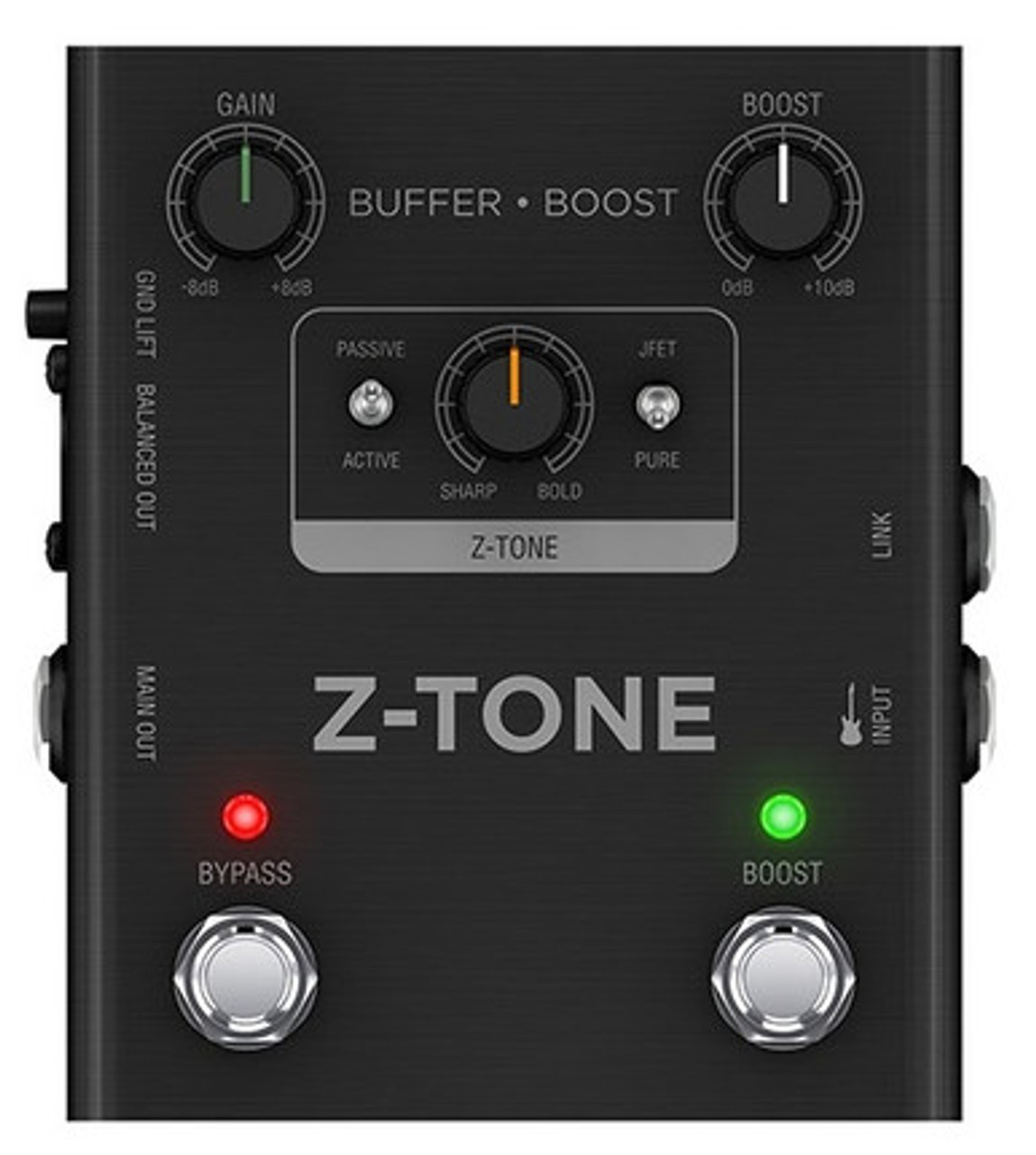 IK Multimedia Z-TONE Buffer Boost Preamp/DI Pedal