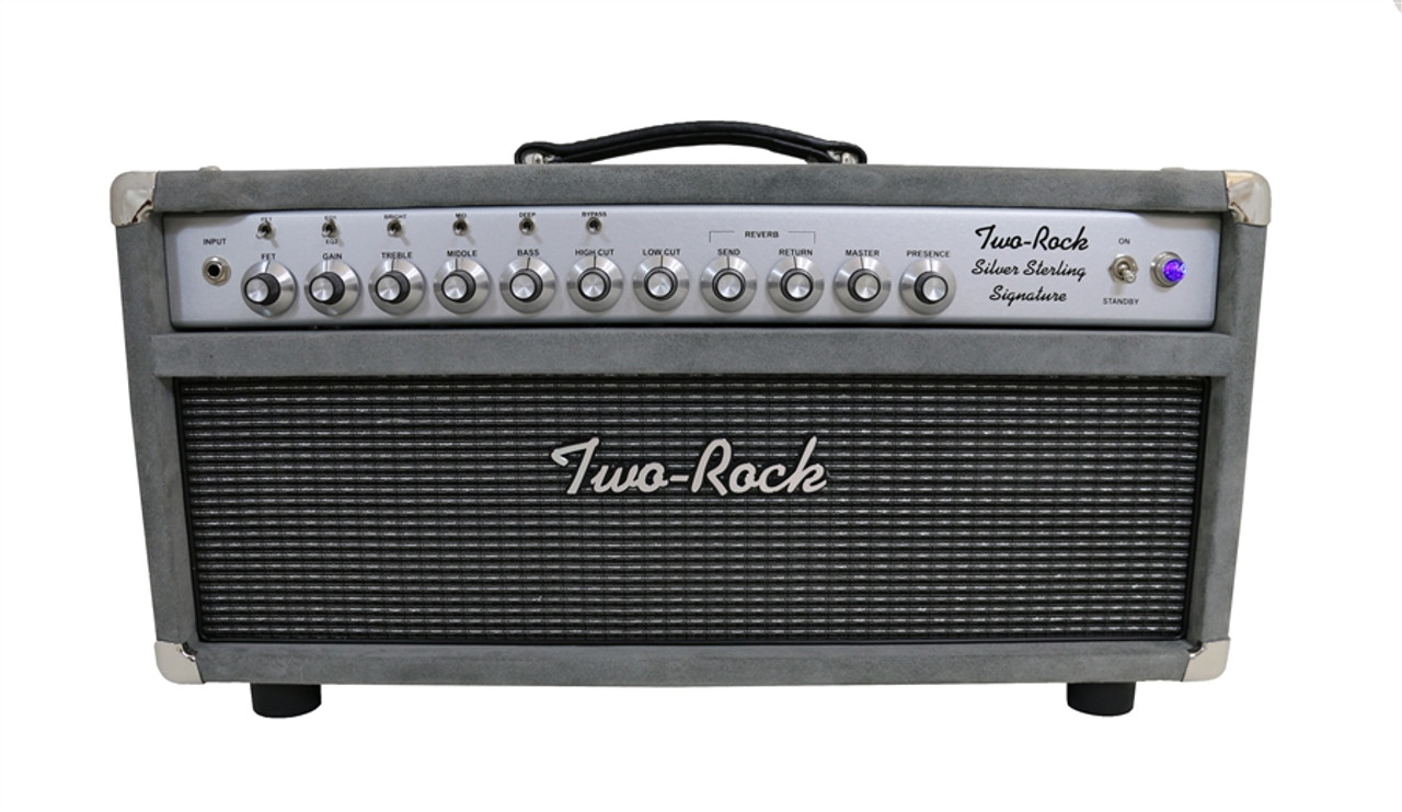 Two-Rock Silver Sterling Signature 100 Watt Head in Grey Suede