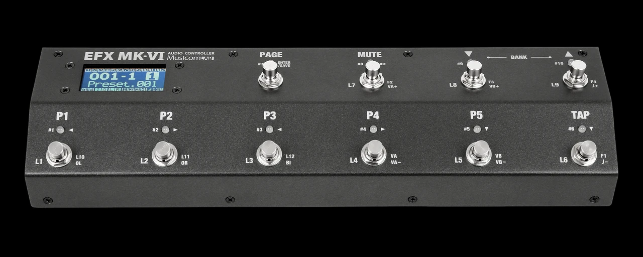 MusicomLAB EFX MK-VI Audio Switcher | Guitar Sanctuary
