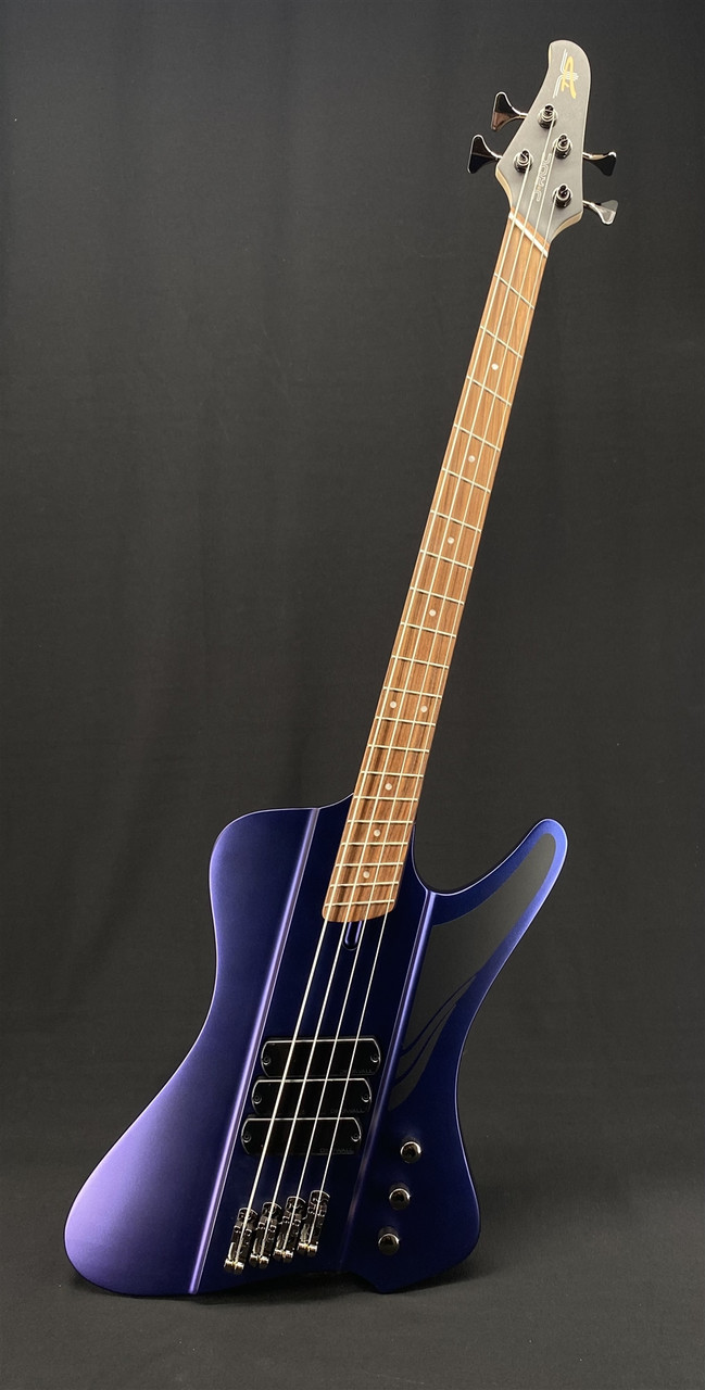 Dingwall D-ROC Standard 4-String in Matte Blue to Purple Colorshift