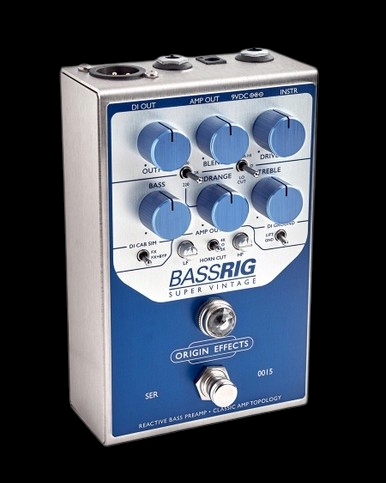 Origin Effects BASSRIG Super Vintage Bass Preamp Pedal