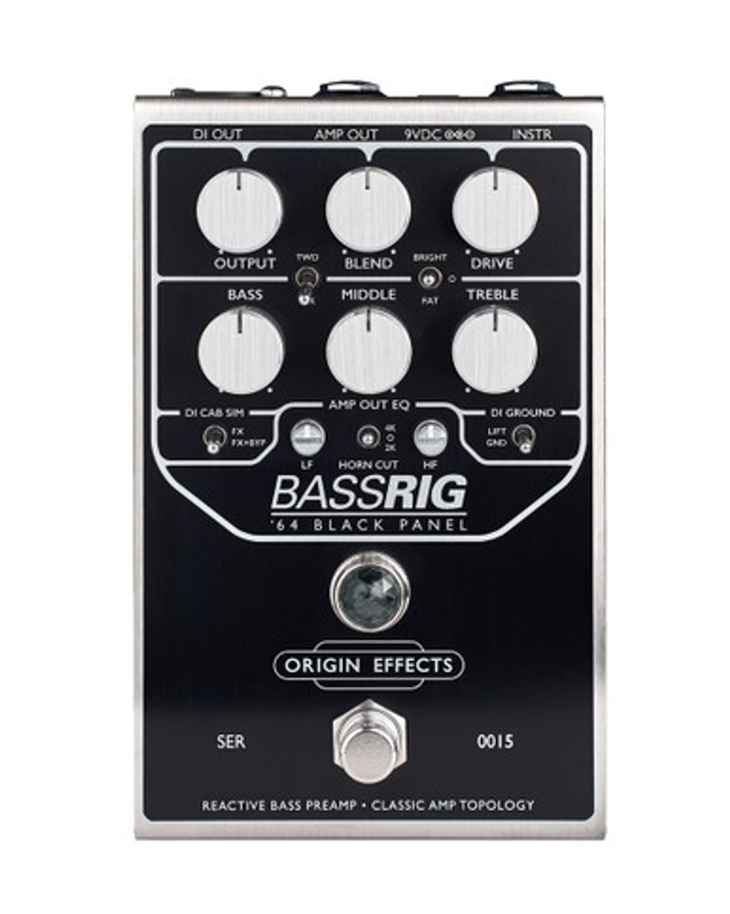 【origin effects】 BASS RIG '64 BLACKPANEL Bassrig '64 Black Panel – Origin Effects