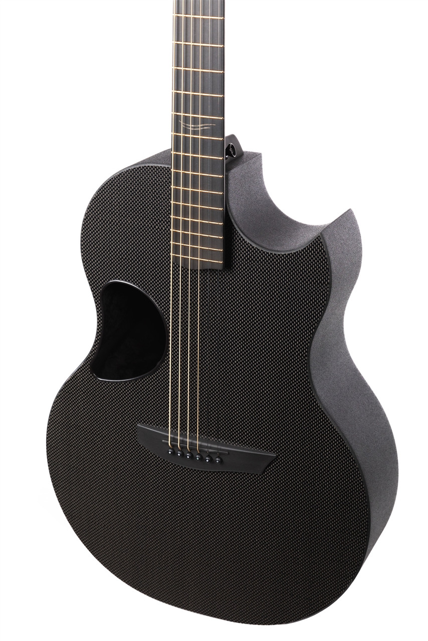 McPherson Sable Carbon Fiber Guitar with Standard Weave Top and Black Hardware