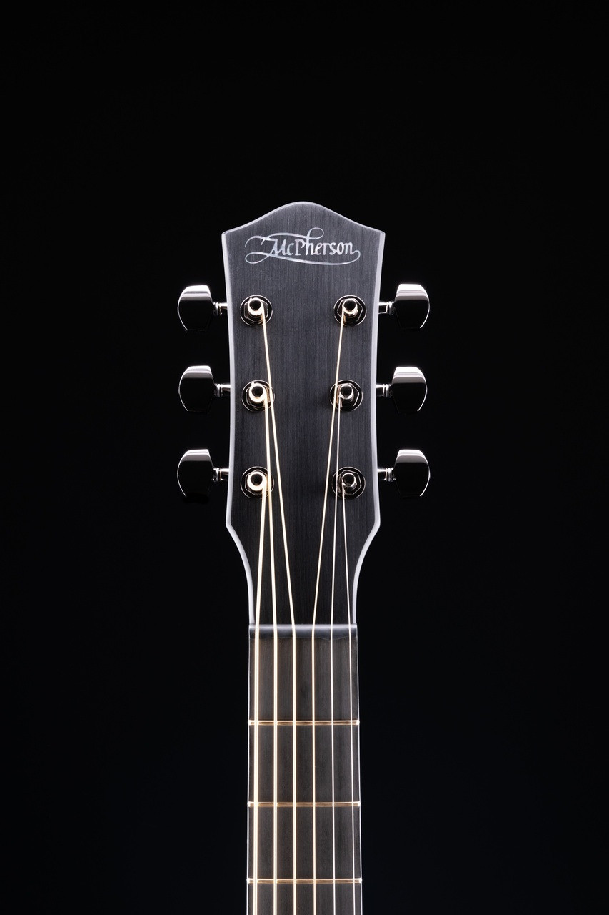 McPherson Sable Carbon Fiber Guitar with Standard Weave Top and Black Hardware