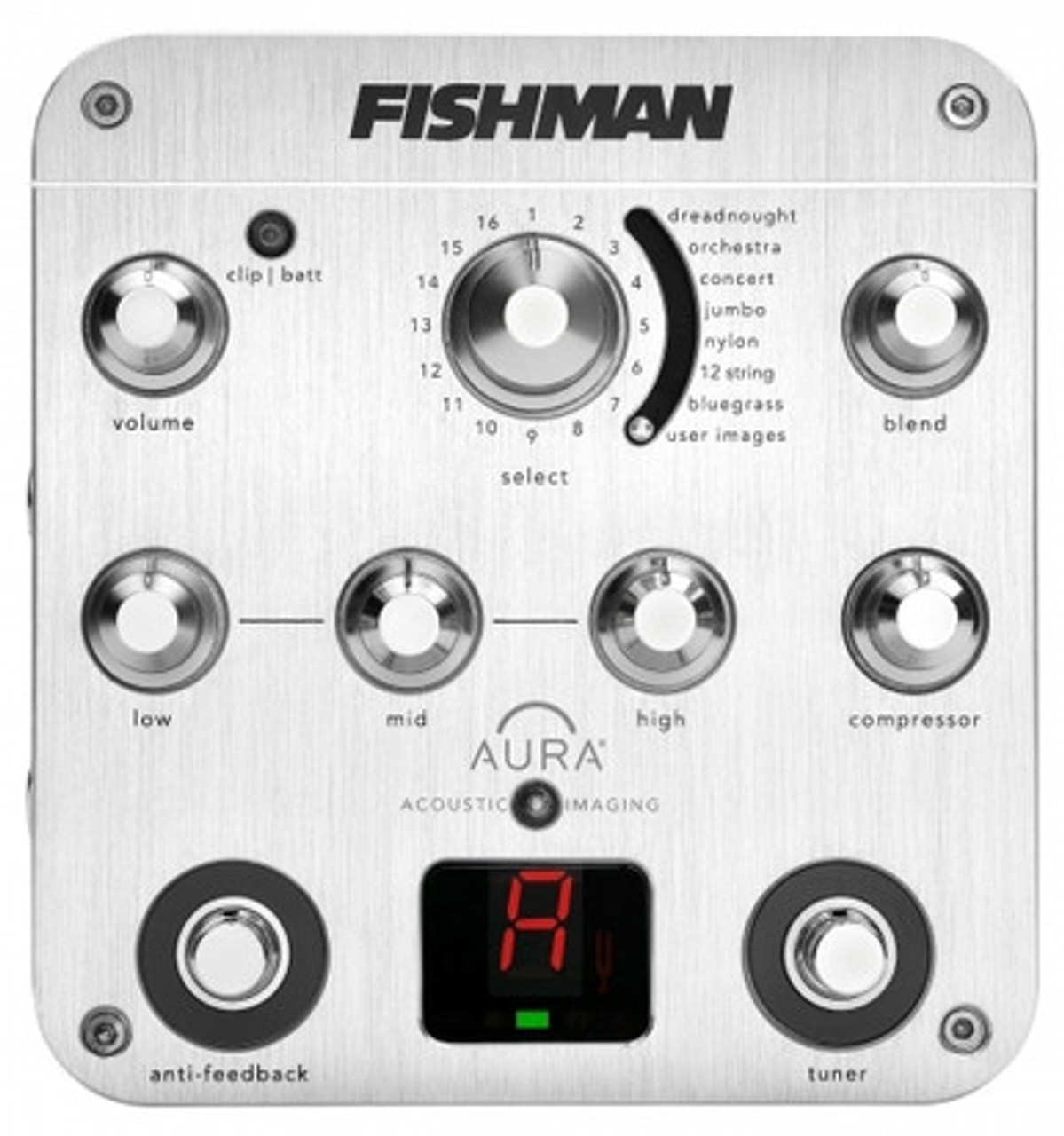 Fishman Aura Spectrum DI Acoustic Guitar Preamp