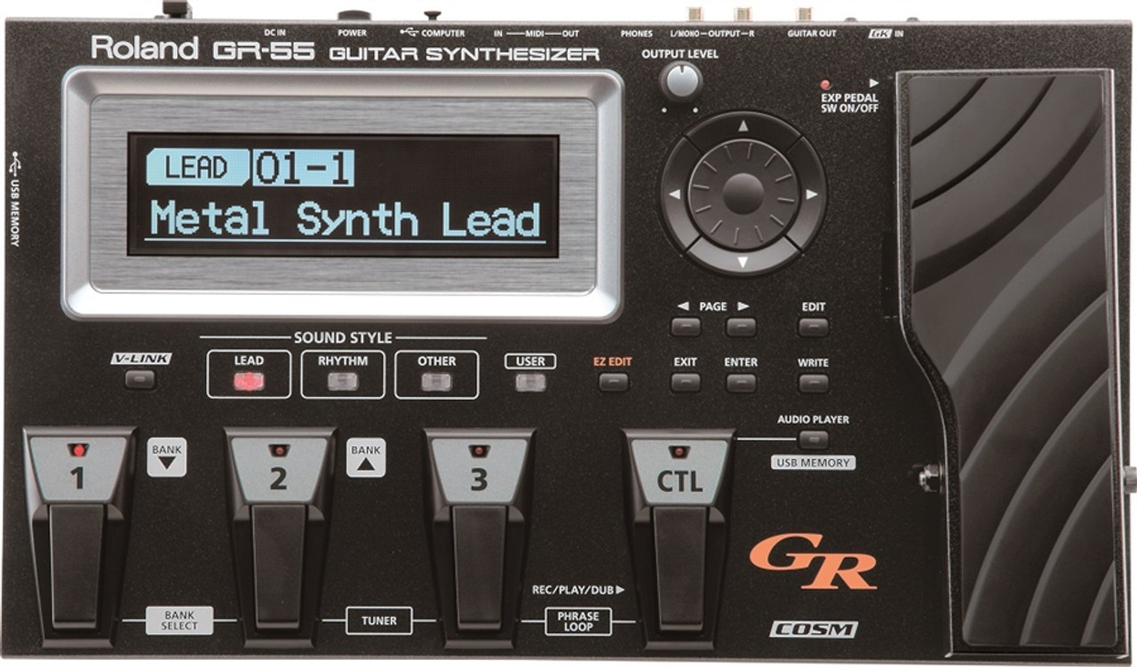Roland GR-55S Guitar Synthesizer in Black