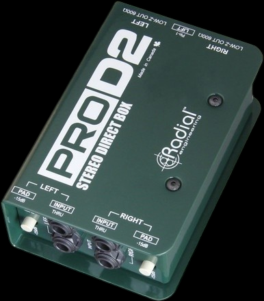 Radial Engineering ProD2 Stereo Passive Direct Box
