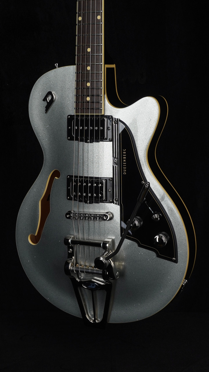 ギター Duesenberg Starplayer TV Silver Sparkle Duesenberg Starplayer TV Silver Sparkle | The Guitar Sanctuary