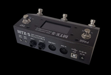 Musicom LAB MTX-5 Compact MIDI Controller Pedal - Rear Angle