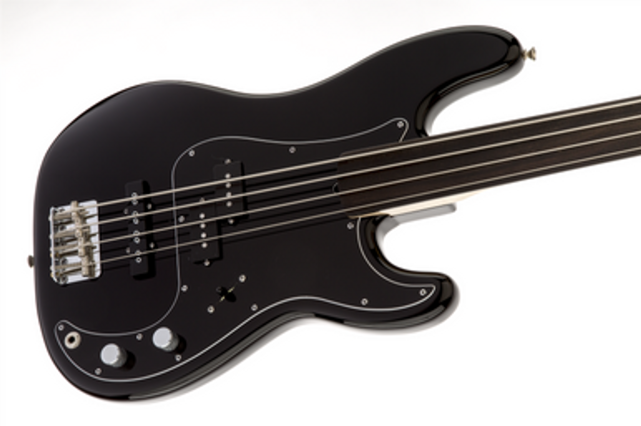 Fender Tony Franklin Fretless Precision Bass in Black