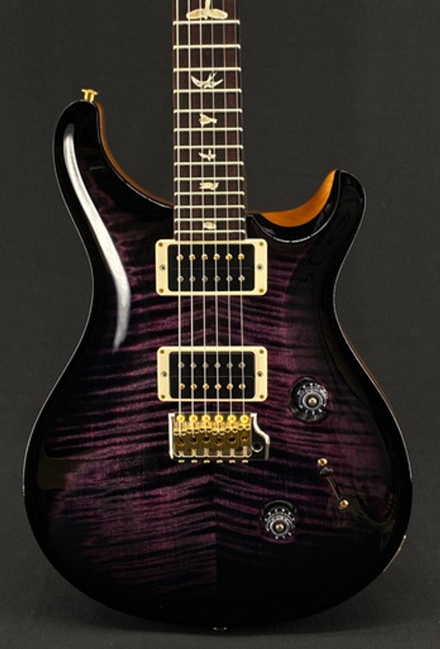 2022 PRS Custom 24 in Purple Iris with Flame Maple Ten-Top