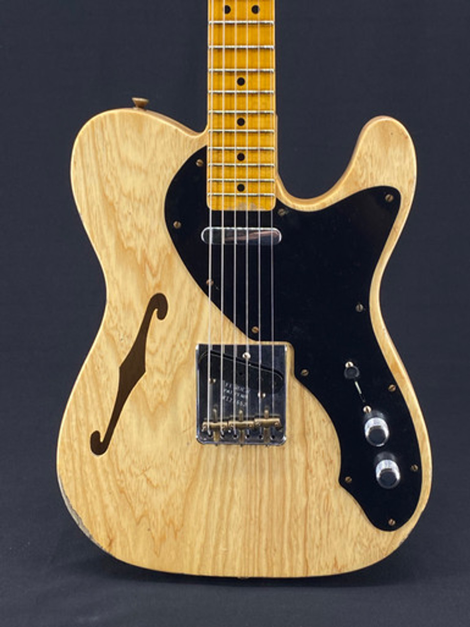 Fender Custom Shop Limited Edition Blackguard Tele Thinline Relic in Aged Natural