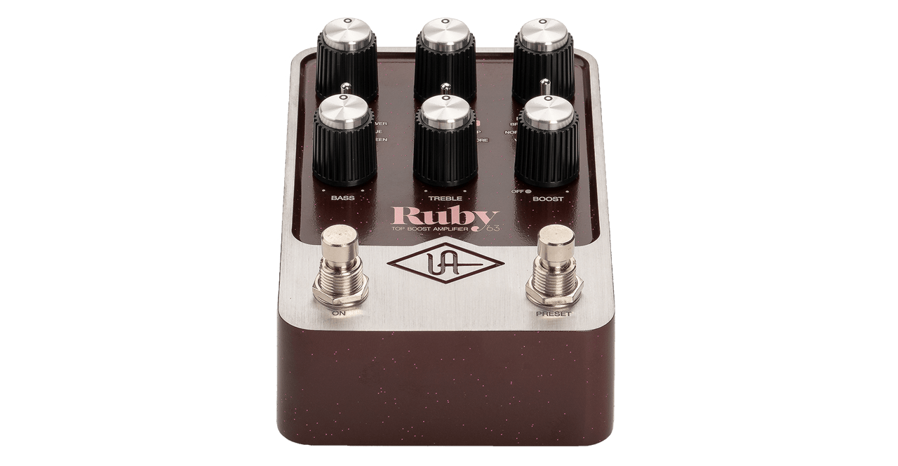Universal Audio Ruby 63 Top Boost Amplifier Pedal