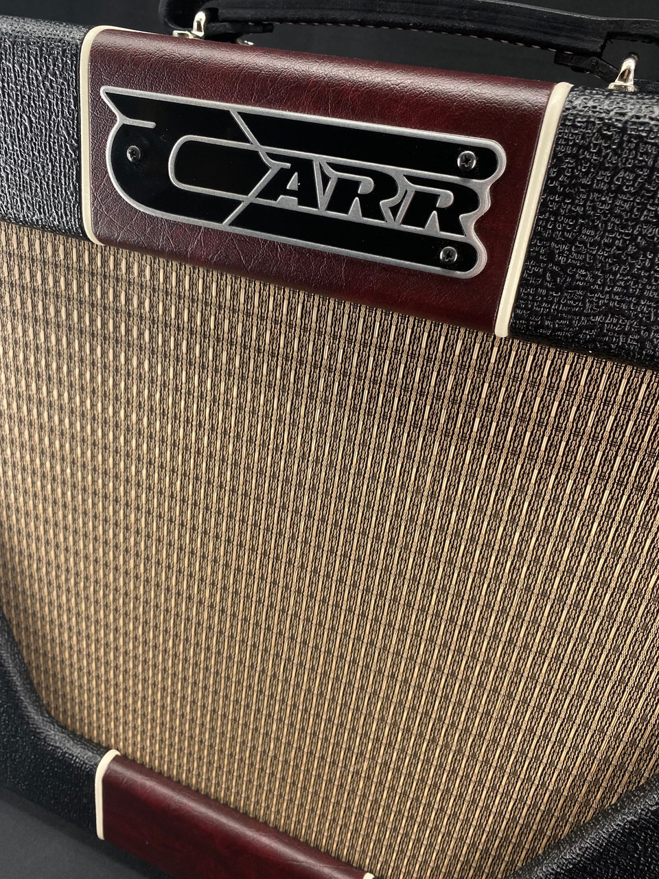 Carr Super Bee 1x12 Combo in Black with Wine Stripe