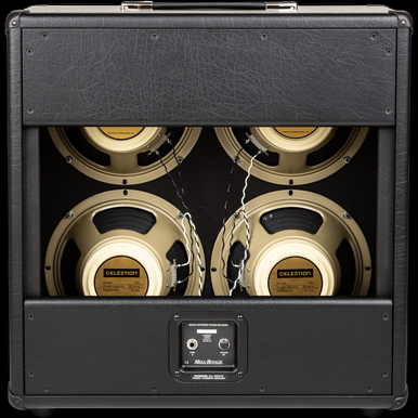 Mesa Boogie 4x10 Boogie Open Back Cabinet in Black Taurus