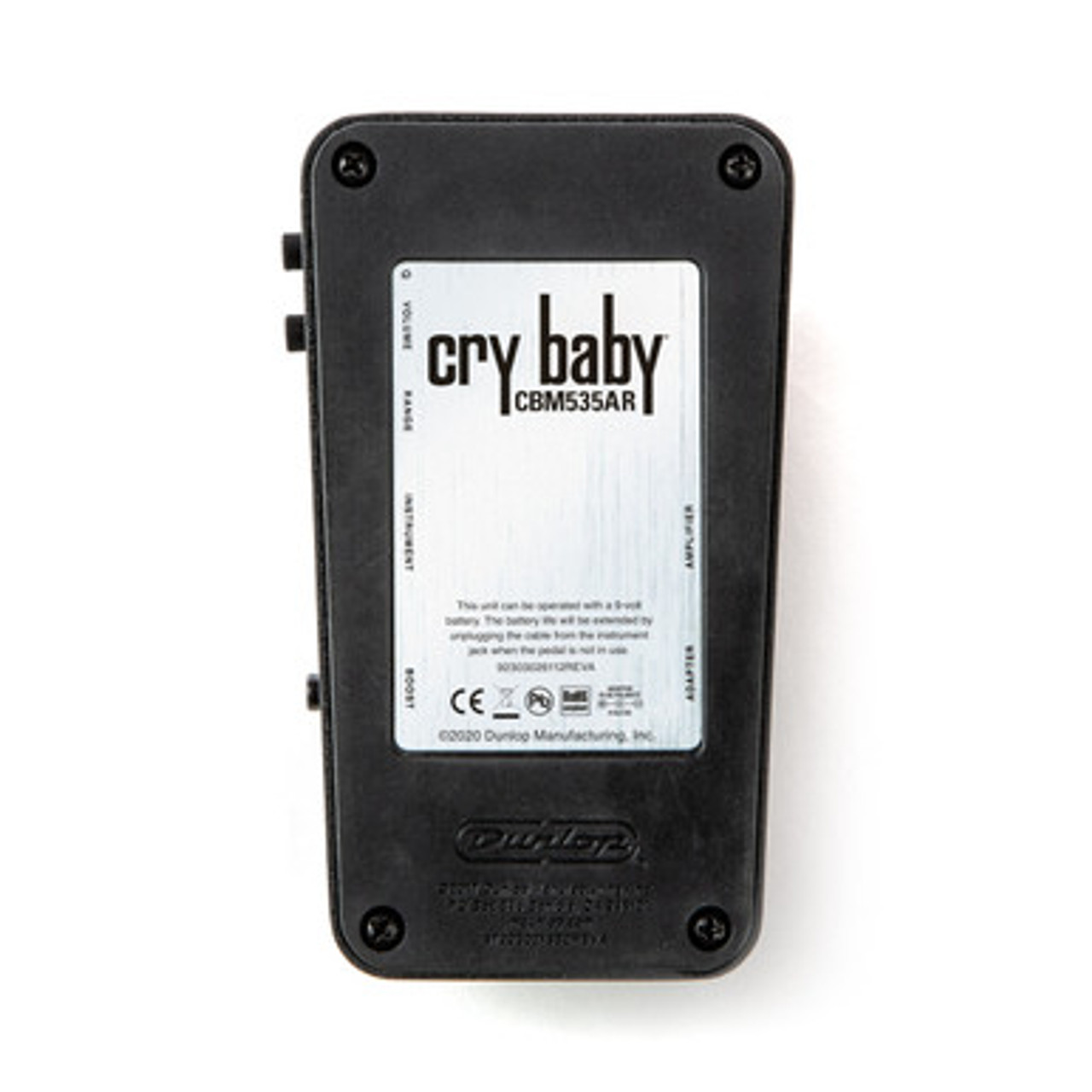Jim Dunlop CBM535AR Cry Baby Mini 535Q Auto Return Wah Pedal Jim Dunlop CBM535AR Cry Baby Mini 535Q Auto Return Wah Pedal