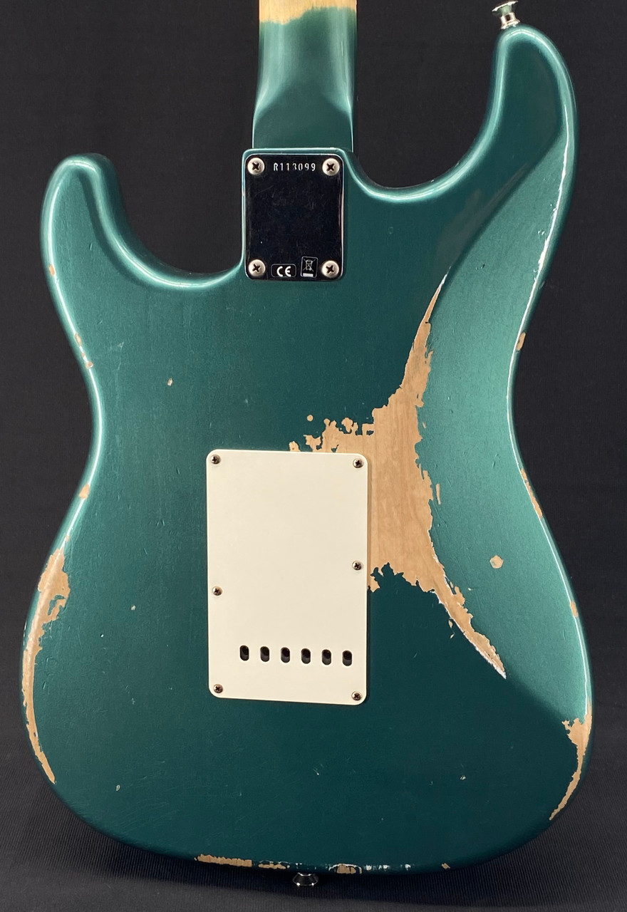 Fender Custom Shop 1961 Stratocaster Heavy Relic in Sherwood Green Metallic with Painted Neck