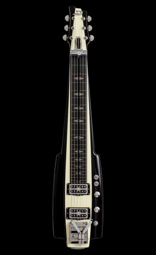 Duesenberg Fairytale Split King Edition Lap Steel in Black and Ivory