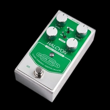 Origin Effects Halcyon Green Overdrive Pedal - Left Angle