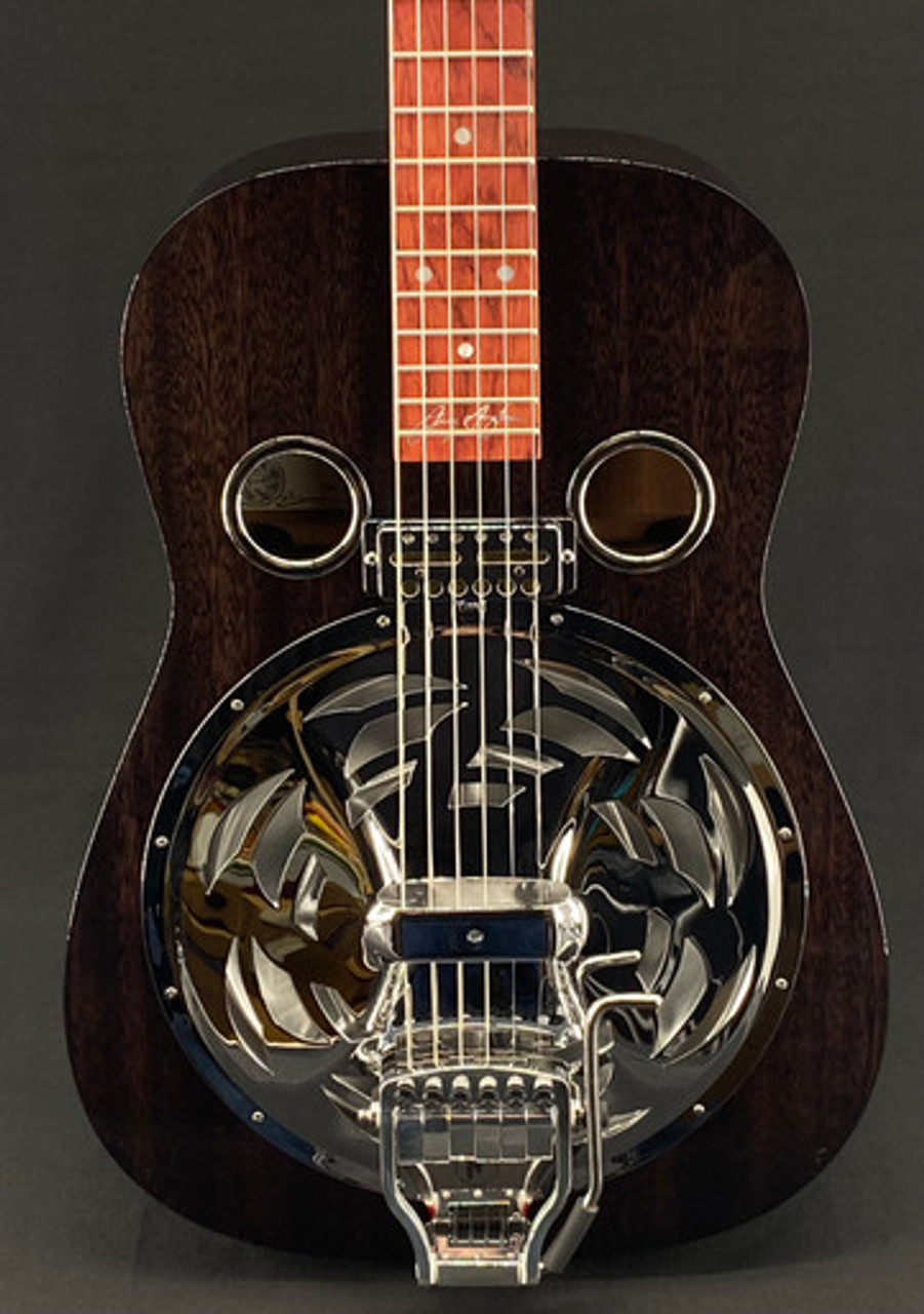 Beard Jerry Douglas Signature Blackbeard Blackie Replica Squareneck Resonator with Hipshot Doubleshot Bridge