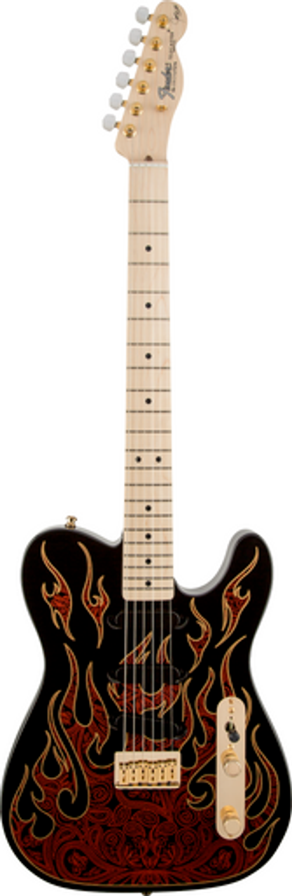限定SALE新品Fender USA James Burton Signature Telecaster Gold Paisley Lace Sensor Pickups 1990年製♪ フェンダー