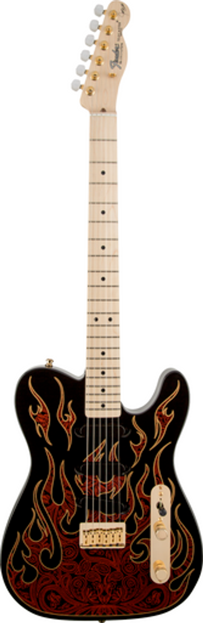 Fender James Burton Telecaster in Red Paisley Flames