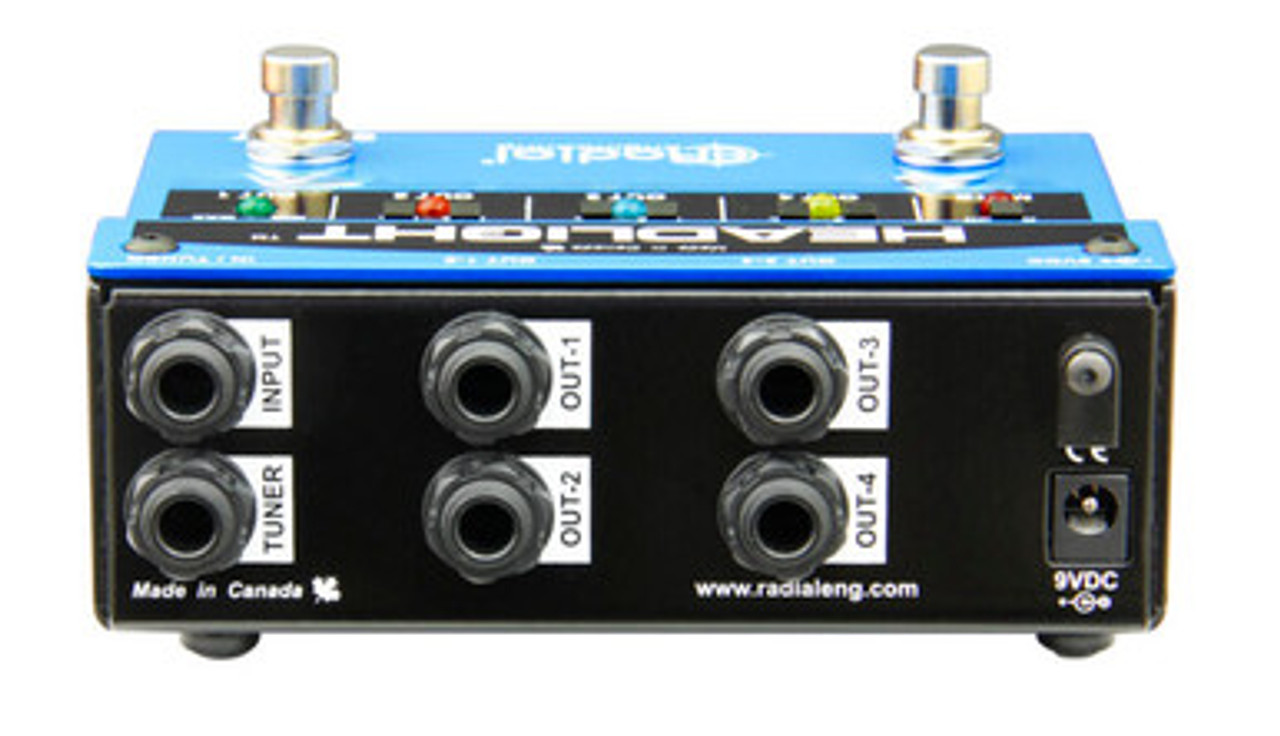 Open Box Radial Headlight Guitar Amp Selector Open Box Radial Headlight Guitar Amp Selector