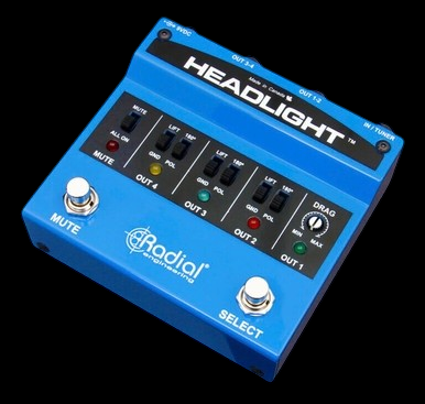 Radial Headlight Guitar Amp Selector
