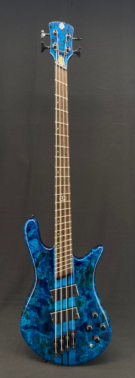 Spector NS Dimension Multiscale 4-String Bass in Black and Blue