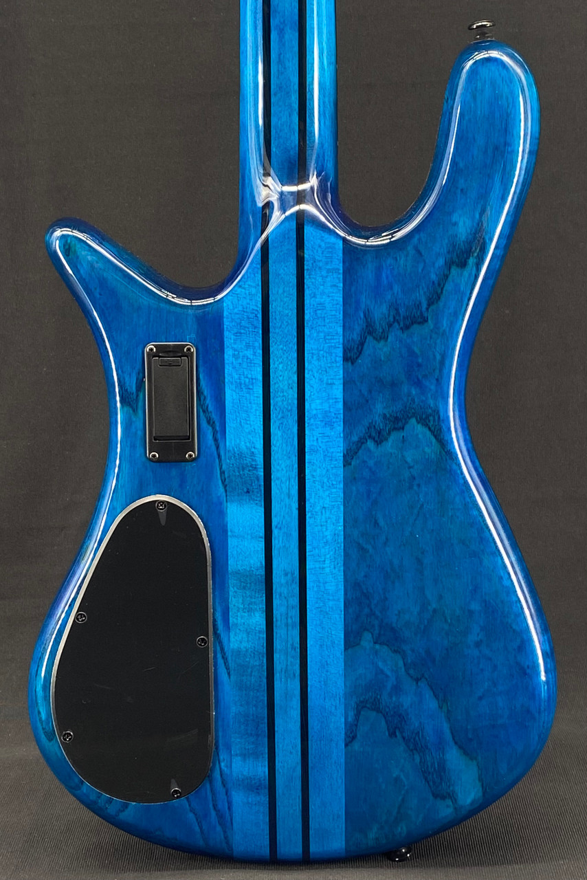 Spector NS Dimension Multiscale 4-String Bass in Black and Blue