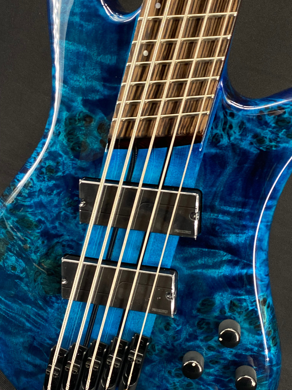 Spector NS Dimension Multiscale 5-String Bass in Black and Blue