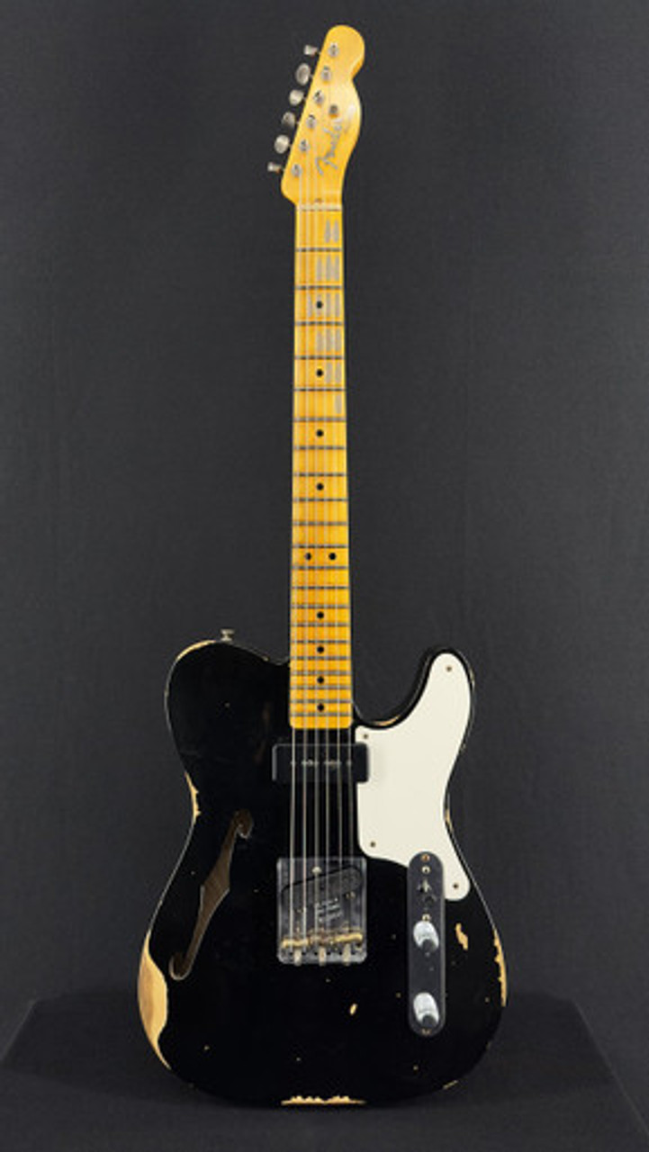 Fender Custom Shop Limited Edition P90 Thinline Tele Relic in Aged Black