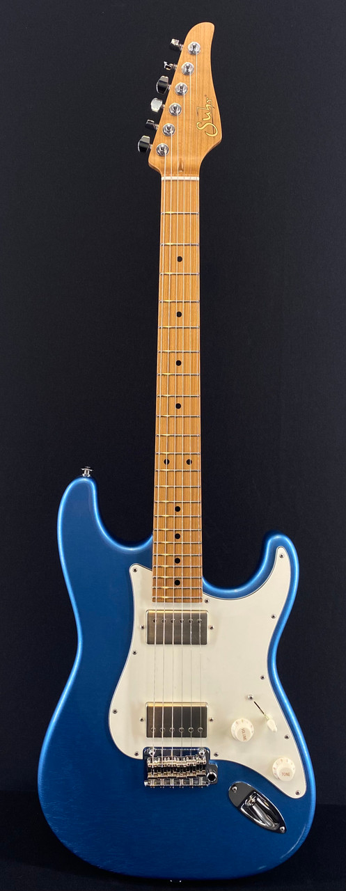 Suhr Custom Classic S Antique with 2 Humbuckers in Lake Placid Blue with Roasted Maple Fretboard