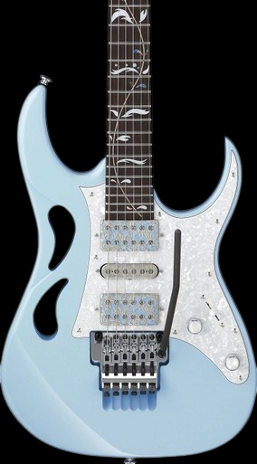 Ibanez Steve Vai Signature PIA3761 Prestige - Blue Powder - Front Close