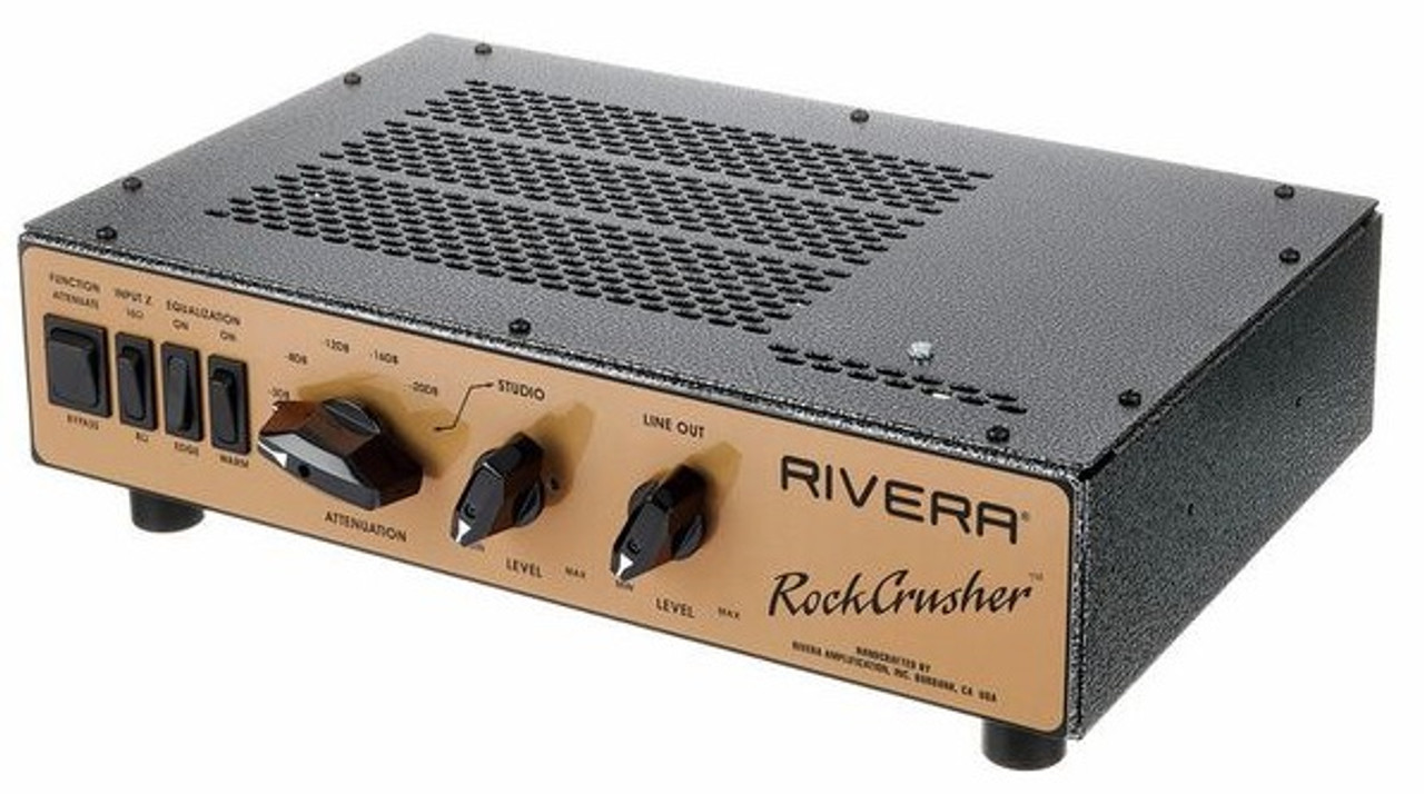 Rivera RockCrusher Power Attenuator and Load Box with Gold Front Panel