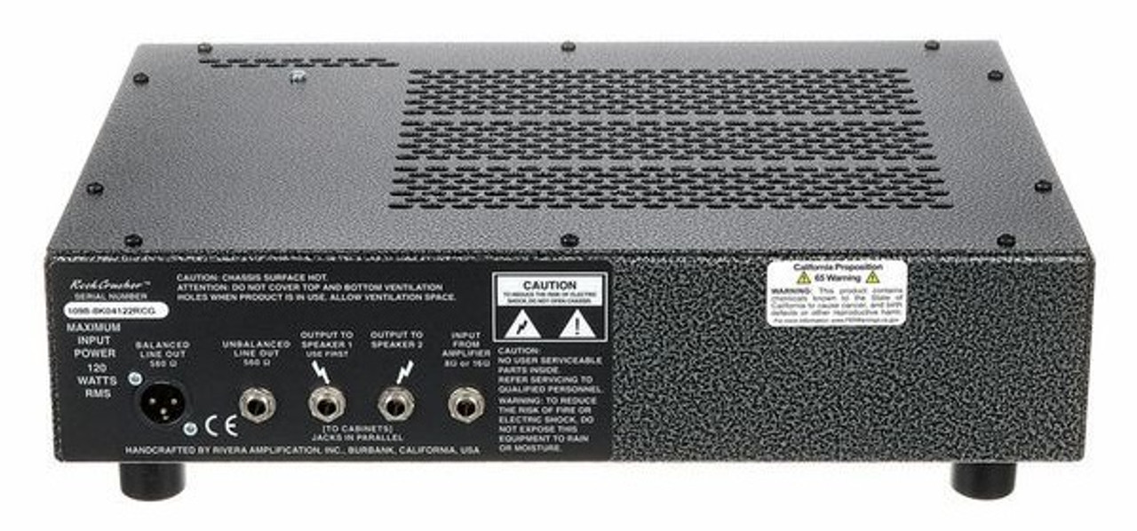 Rivera RockCrusher Power Attenuator and Load Box with Gold Front Panel