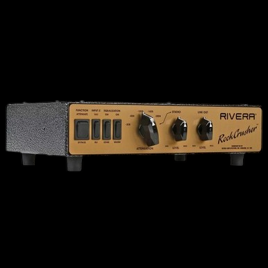 Rivera RockCrusher Power Attenuator and Load Box with Gold Front Panel